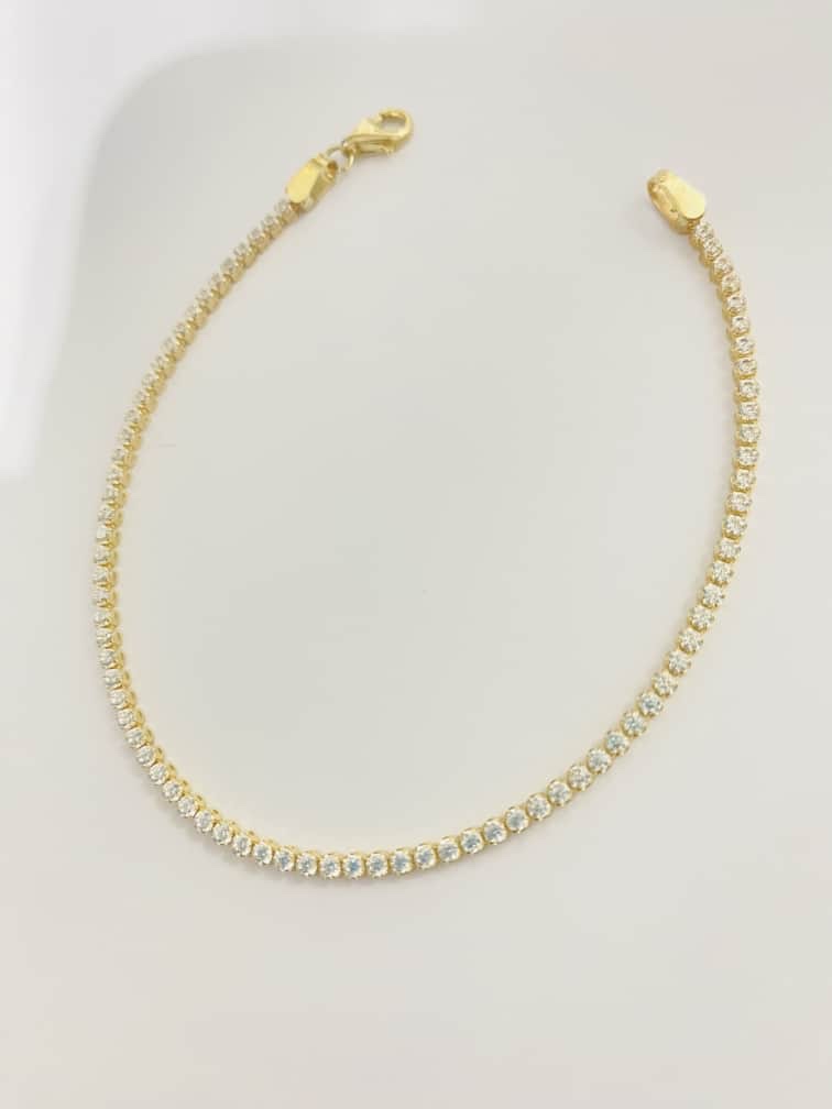 14k Gold Tennis bracelet 13B0015