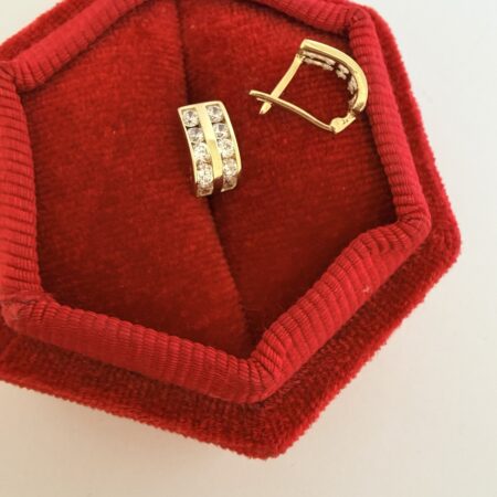 14k gold earrings VLDF3