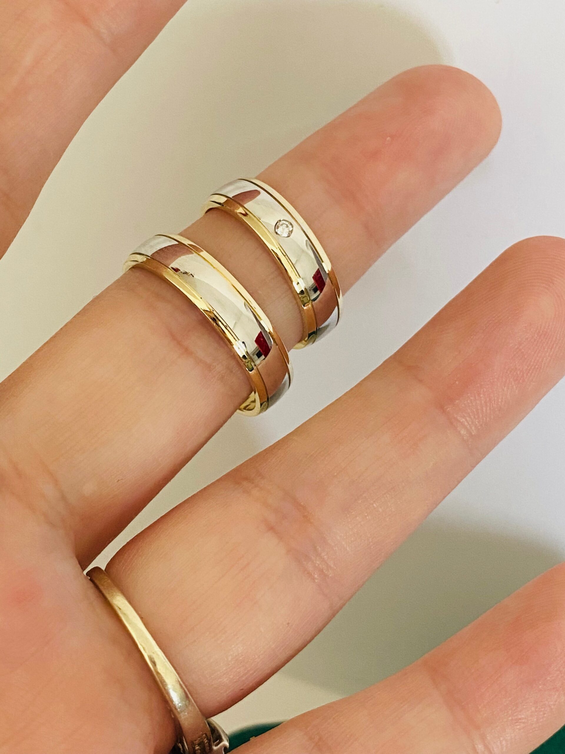 Wedding bands 14k real gold or 18k real gold MARA11