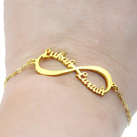 14k gold any name bracelet or necklace  BBF32