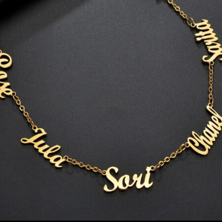 14k gold any name  necklace  BBF40