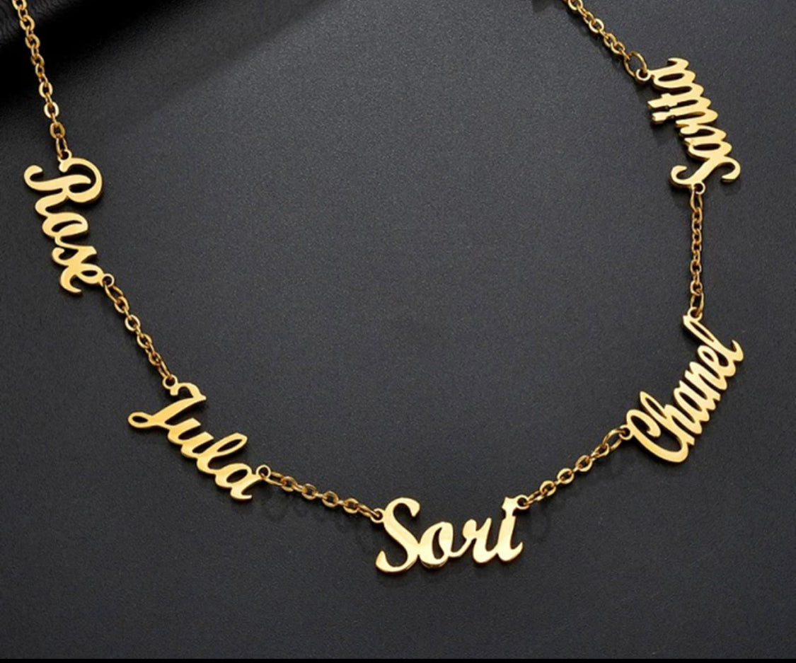 14k gold any name necklace BBF40