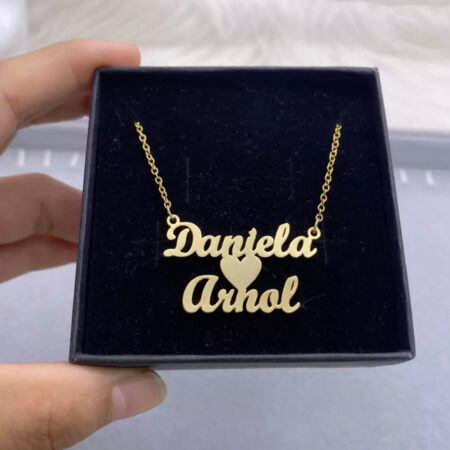 14k gold any name bracelet or necklace  BBF20