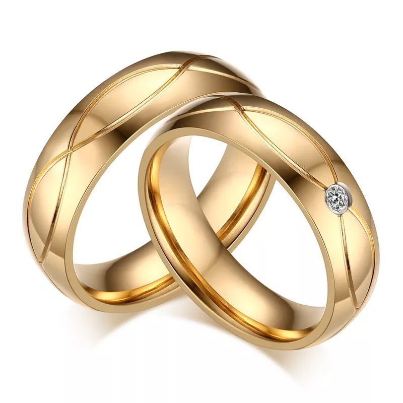 Wedding bands 14k real gold or 18k real gold MARA57