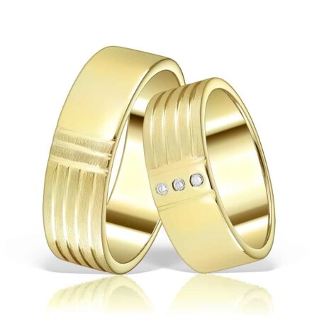 Wedding bands 14k real gold or 18k real gold MARA62