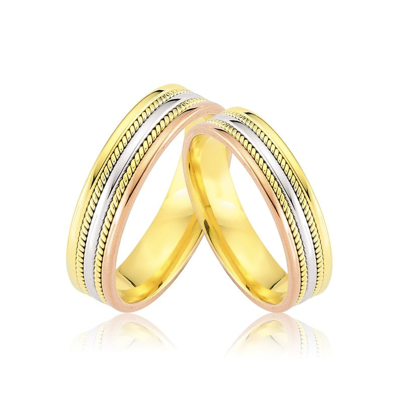 Wedding bands 14k real gold or 18k real gold MARA40