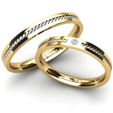 Wedding bands 14k real gold or 18k real gold MARA3