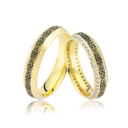 Wedding bands 14k real gold or 18k real gold MARA45