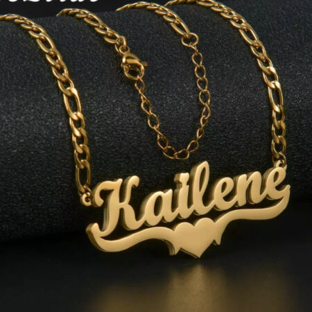 14k gold any name  necklace  BBF34
