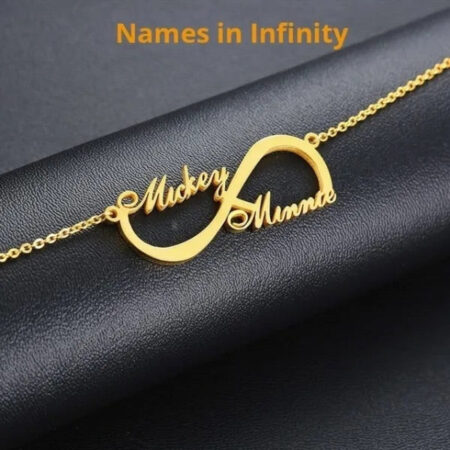 14k gold any name bracelet or necklace  BBF23