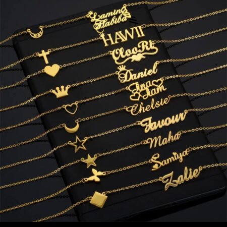 14k gold any name bracelet  BBF14