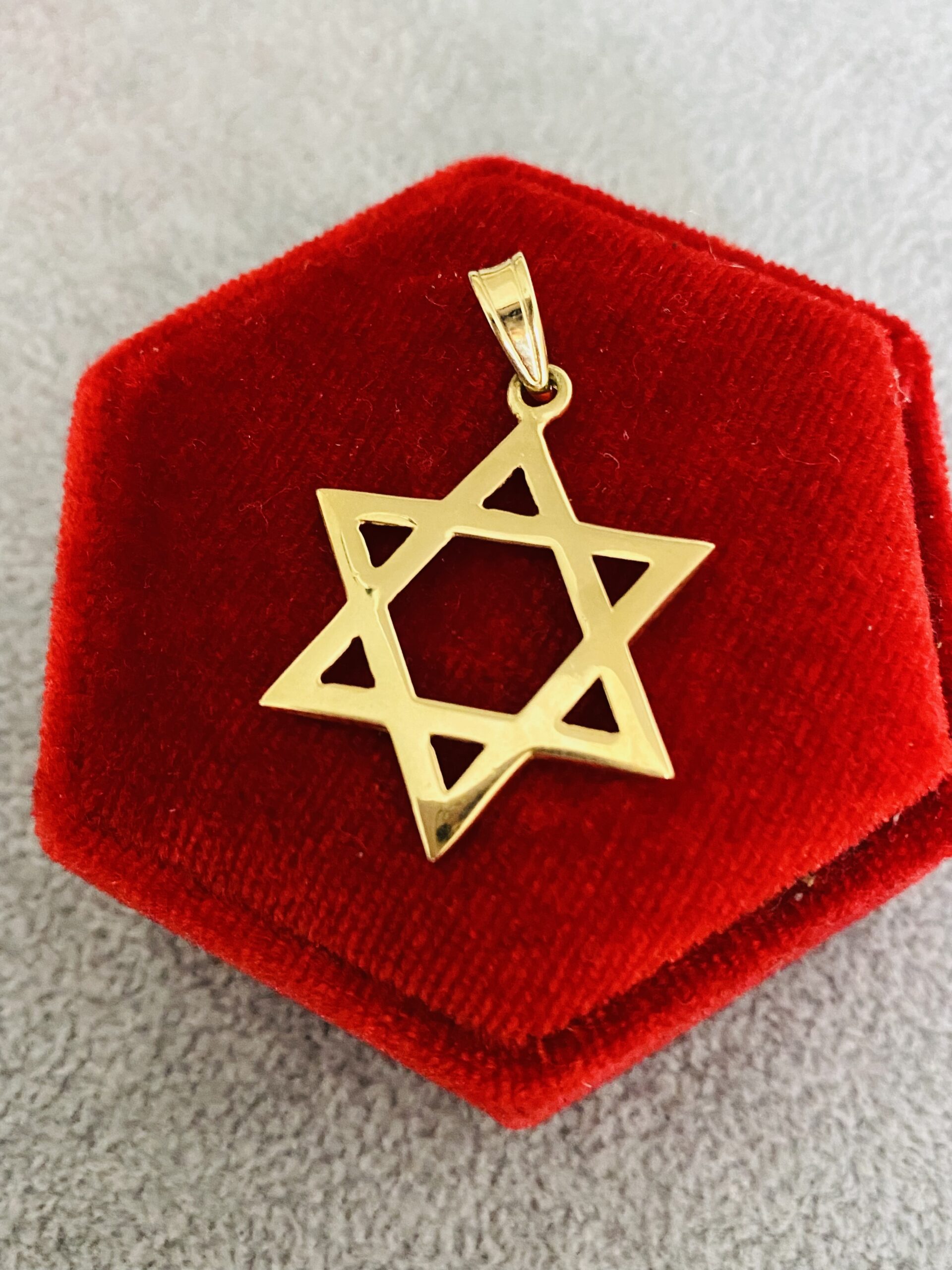 14k gold ROL4 pendant