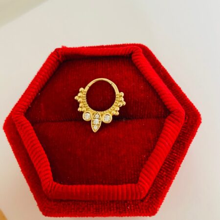 14k Gold universal piercing ,ONLY 1 piece “EP43