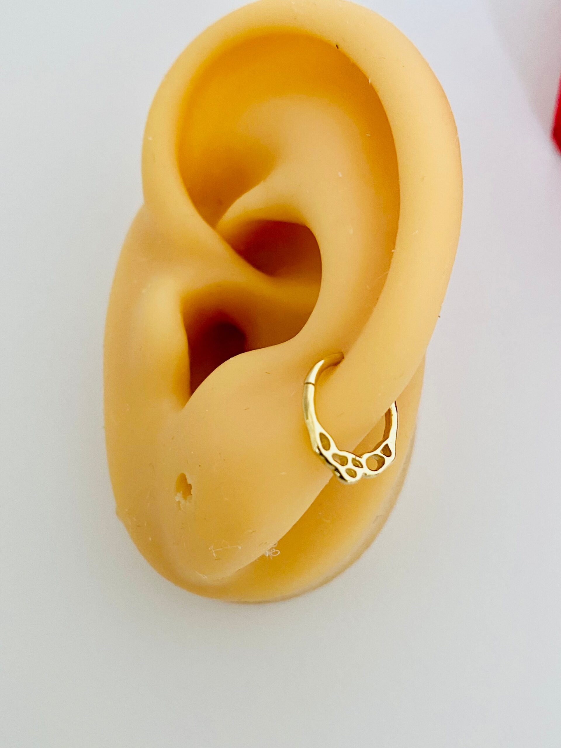 14k Gold universal piercing ,ONLY 1 piece “EP21 - Image 2