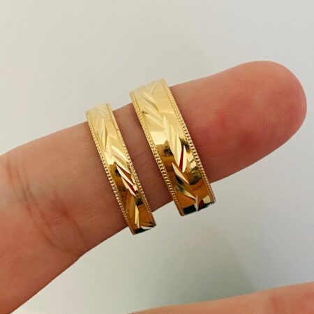Wedding bands 14k real gold or 18k real gold MARA10