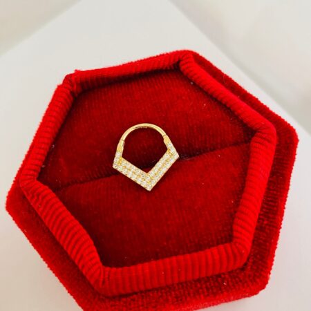 14k Gold universal piercing ,ONLY 1 piece “EP40