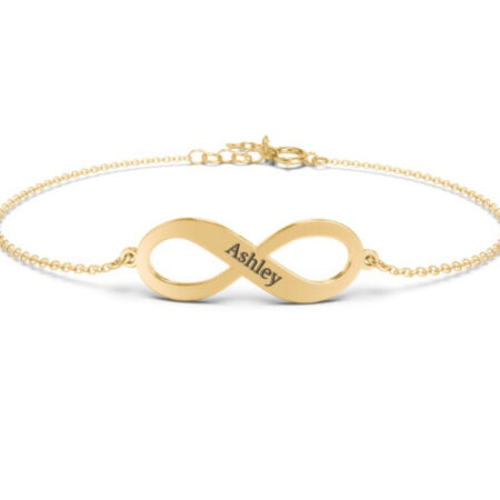 14k gold any name bracelet or necklace  BBF29