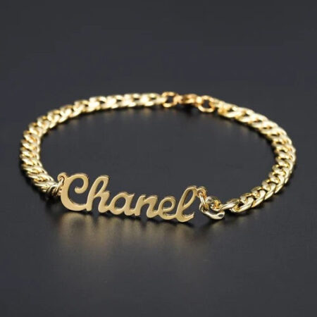 14k gold any name bracelet or necklace  BBF21