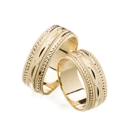 Wedding bands 14k real gold or 18k real gold MARA6