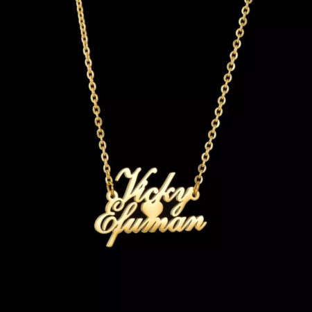 14k gold any name necklace  BBF13