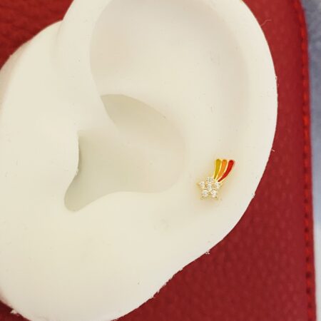 14k gold  earrings  pierce GO44