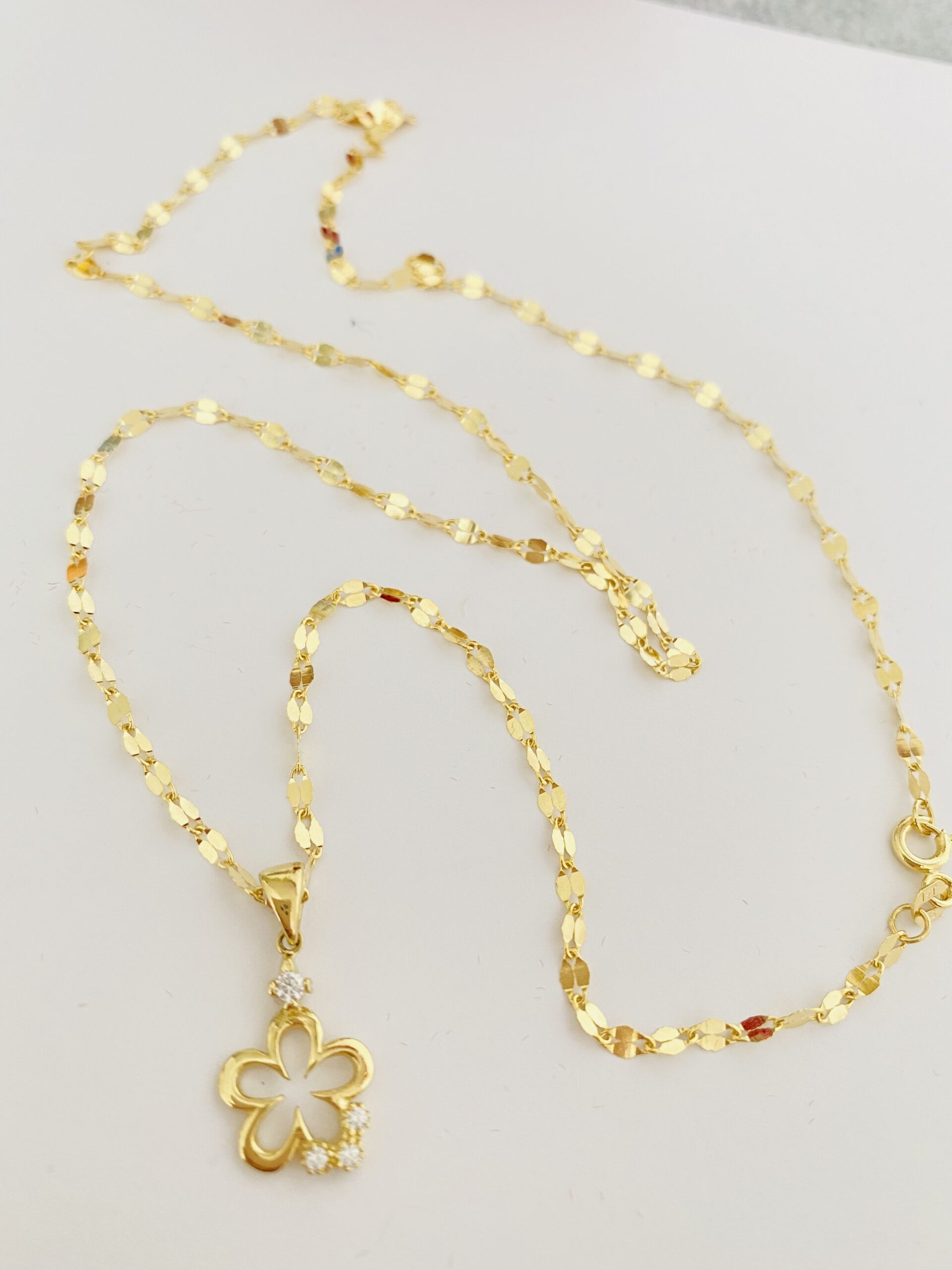 14k GOLD NECKLACE 8108A