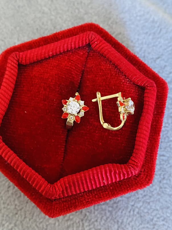 14k Gold EARRINGS ECEMB6