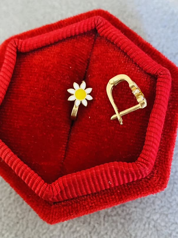 14k Gold EARRINGS ECEMB5