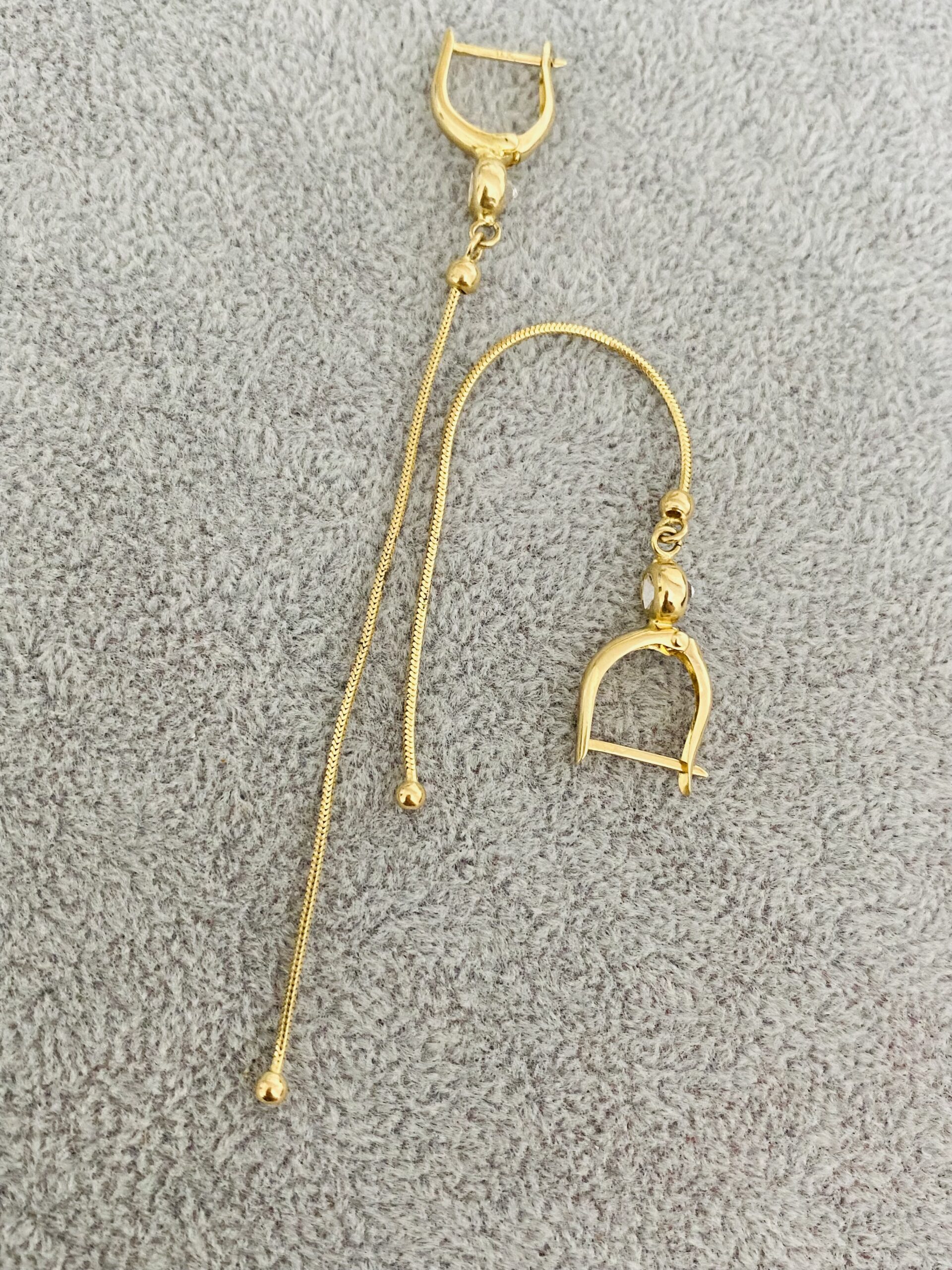 14k Gold earrings AST12