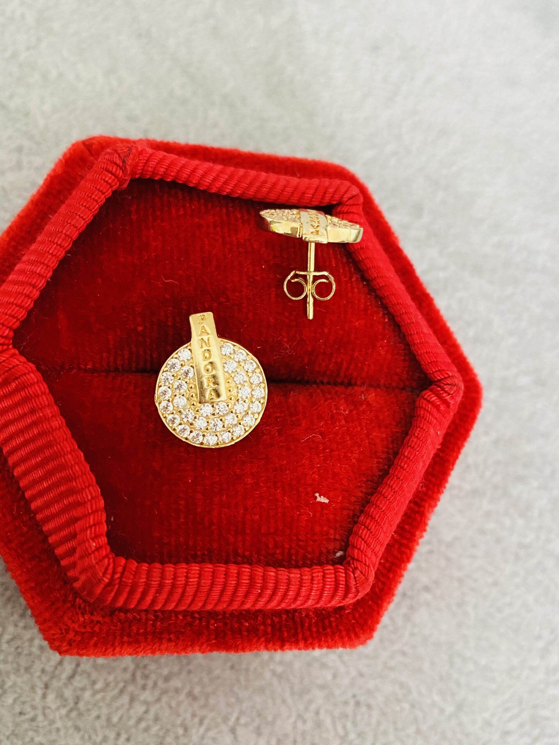 14k Gold earrings AST133 - Image 3