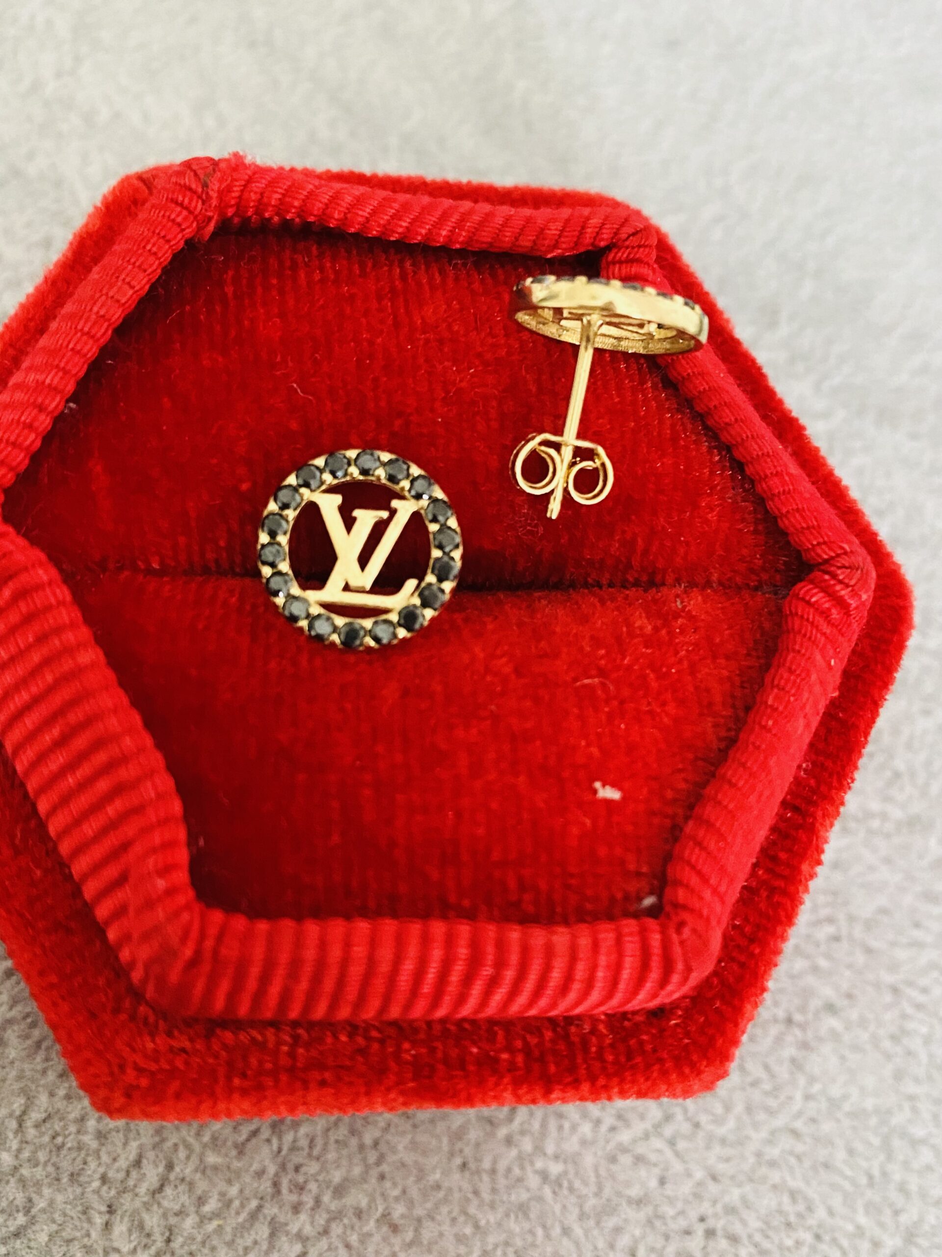 14k Gold earrings AST133 - Image 4