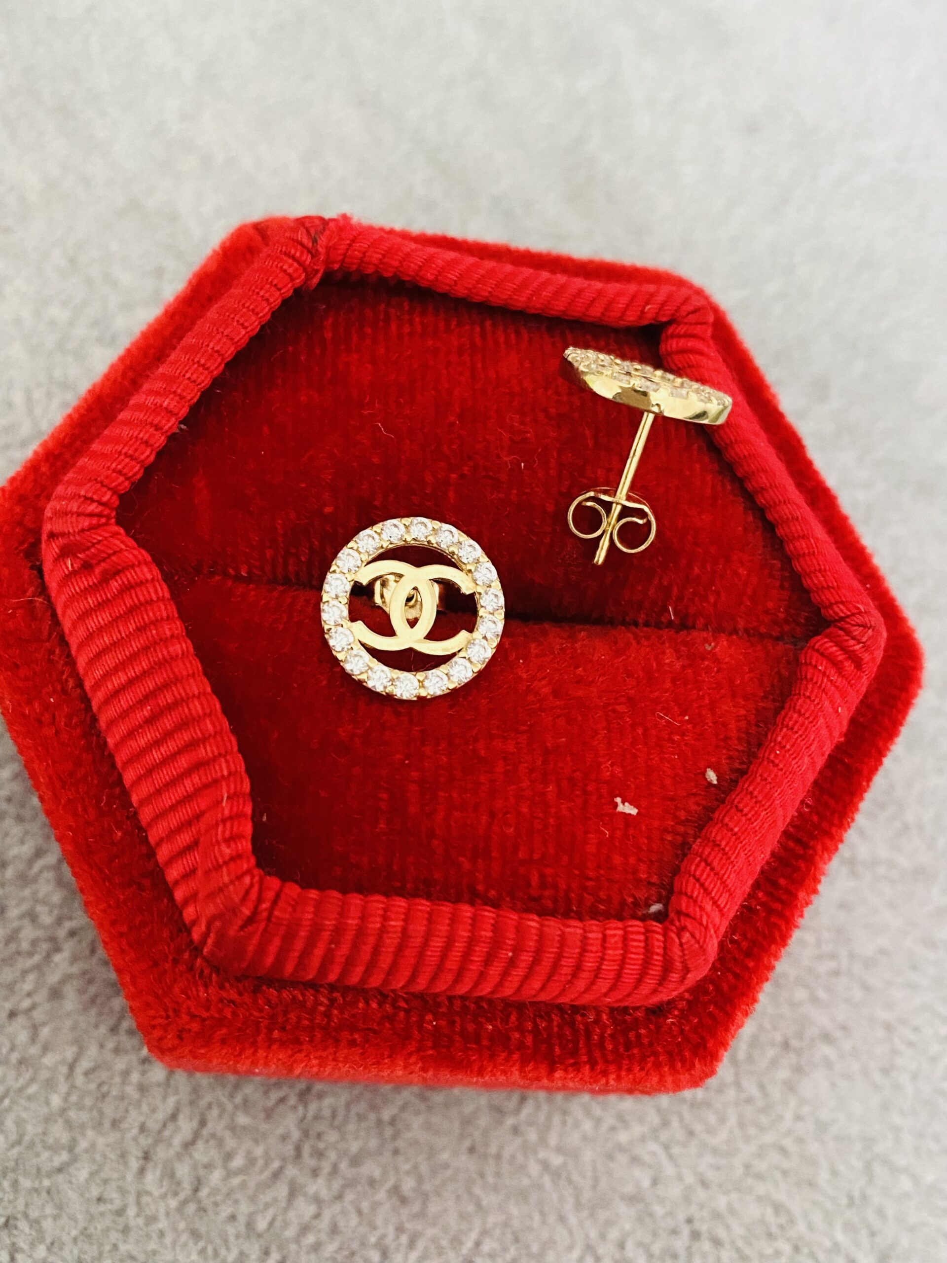 14k Gold earrings AST133 - Image 5