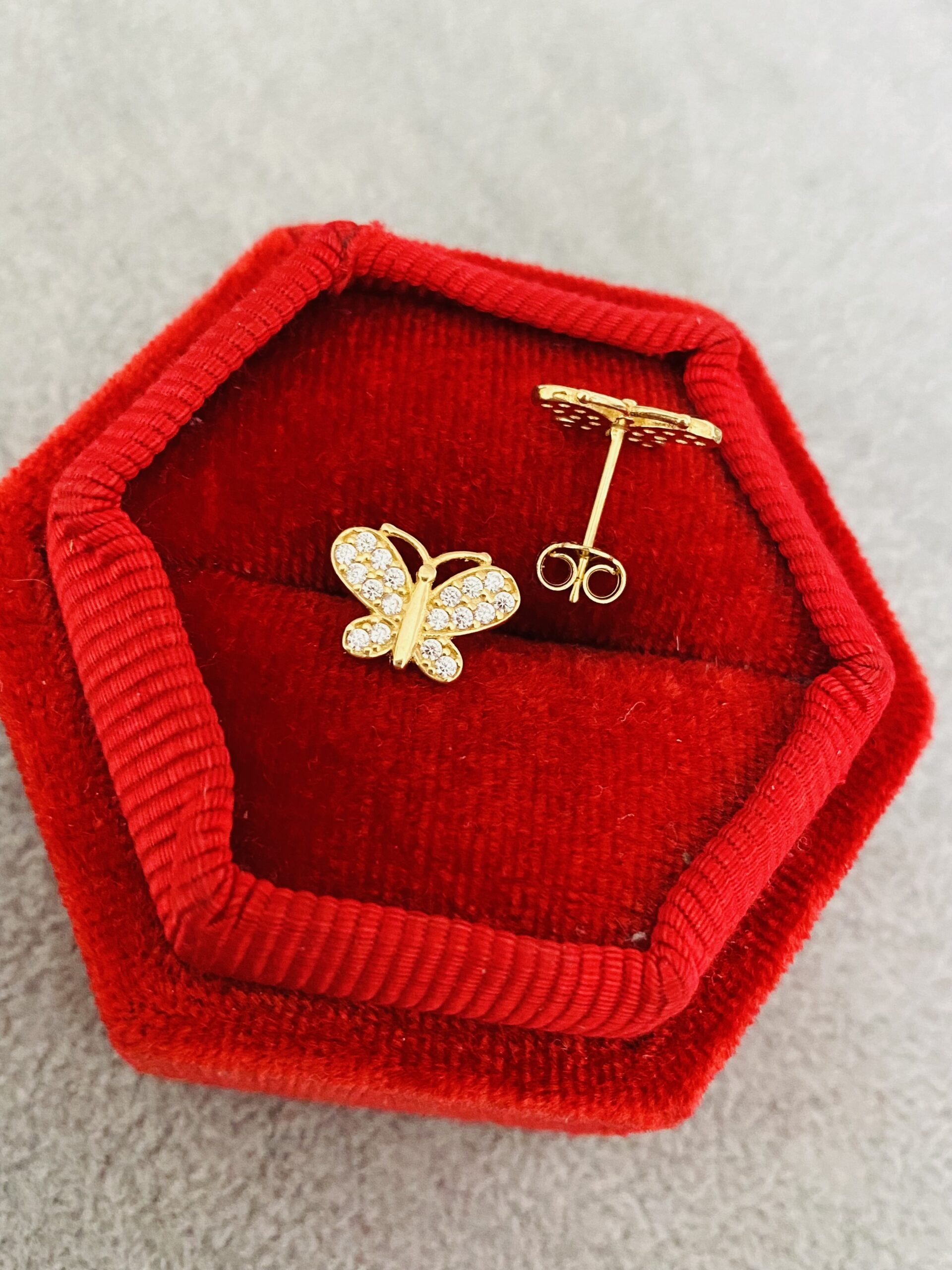 14k Gold earrings AST133 - Image 7