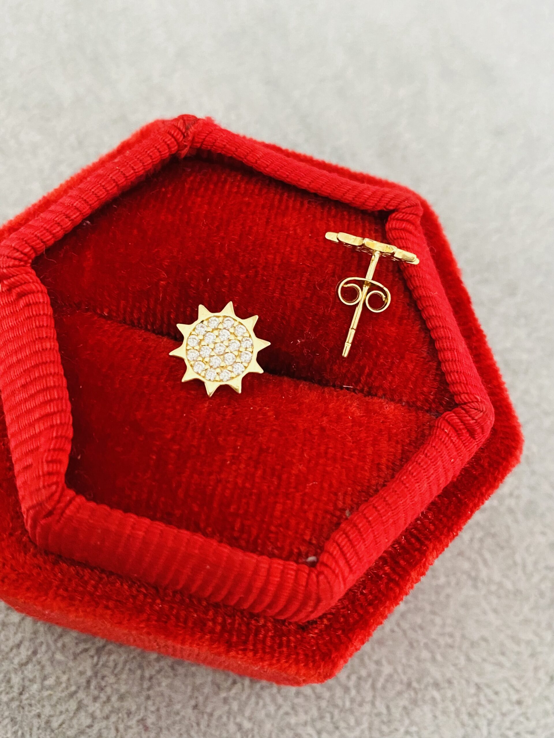 14k Gold earrings AST133 - Image 12