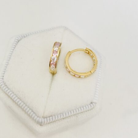 14k gold earrings ZSA3 10mm