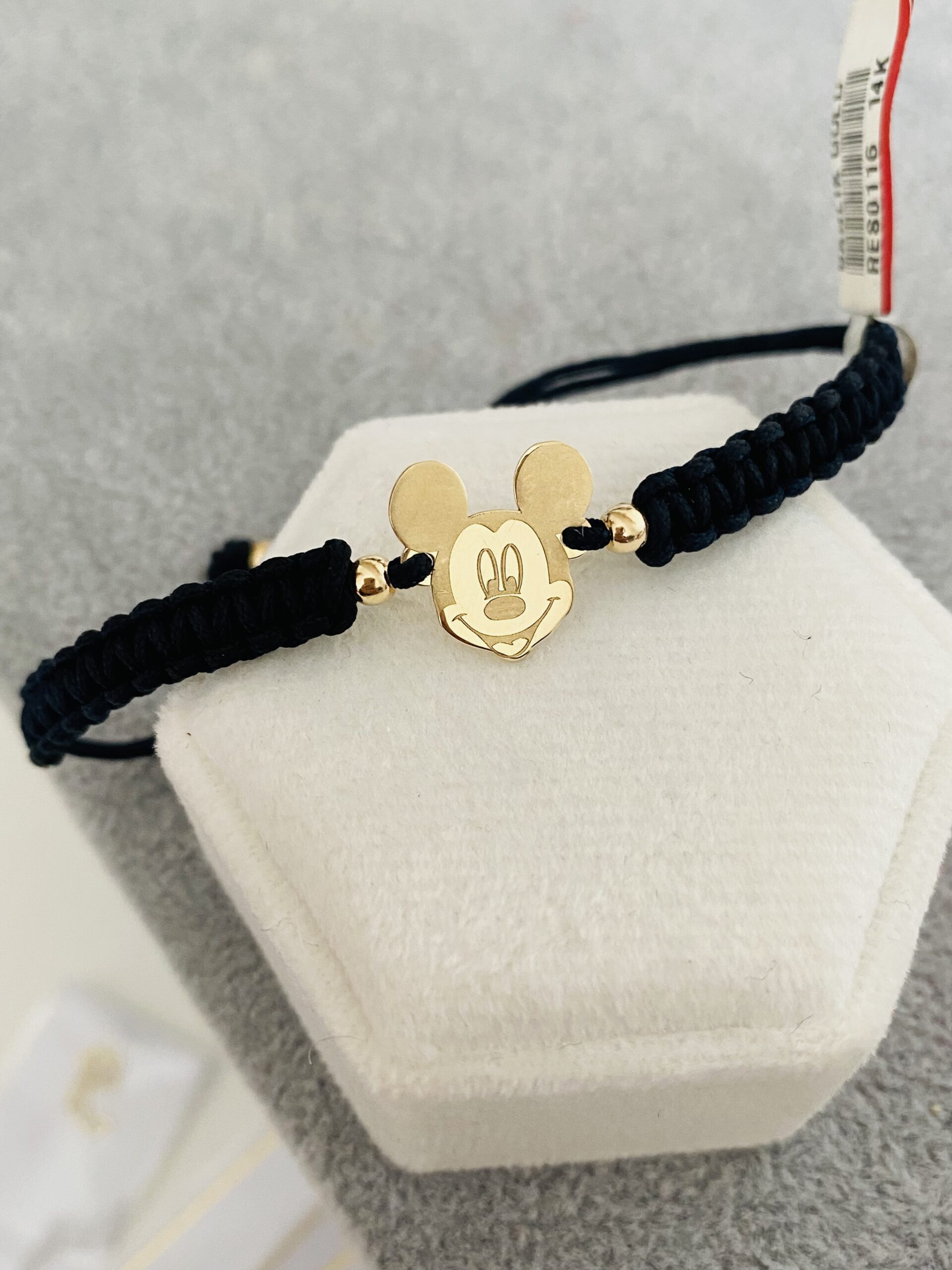 14k Gold string bracelet STP19 ‼️ the string is navy colour