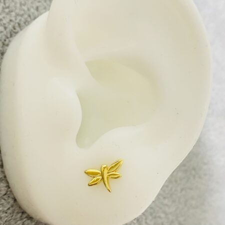 14k gold  earrings  pierce GO12