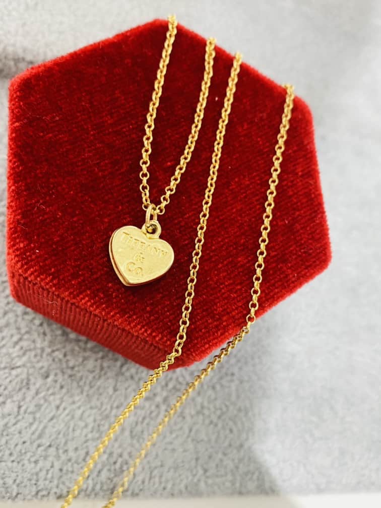 14k gold necklace with cross DCE109 - Image 2