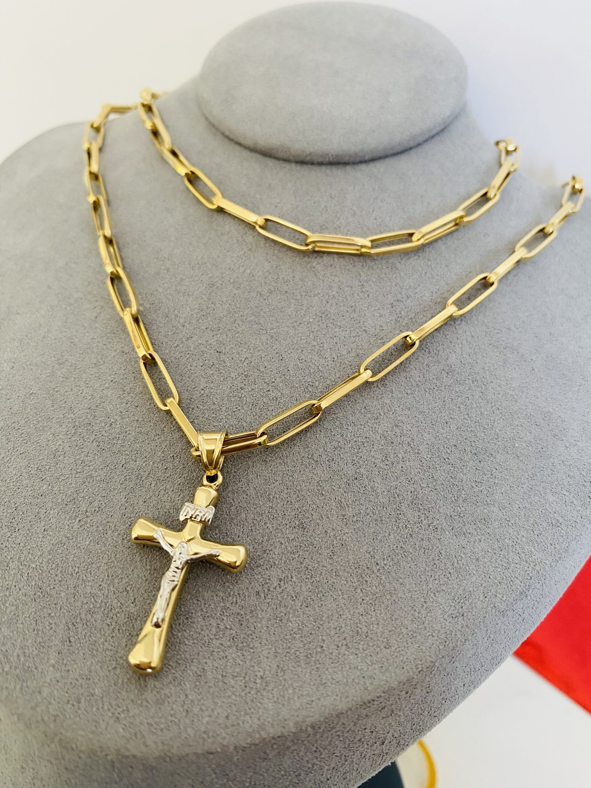 14k Gold ONLY chain NOT CROSS INCLUDED REPS9