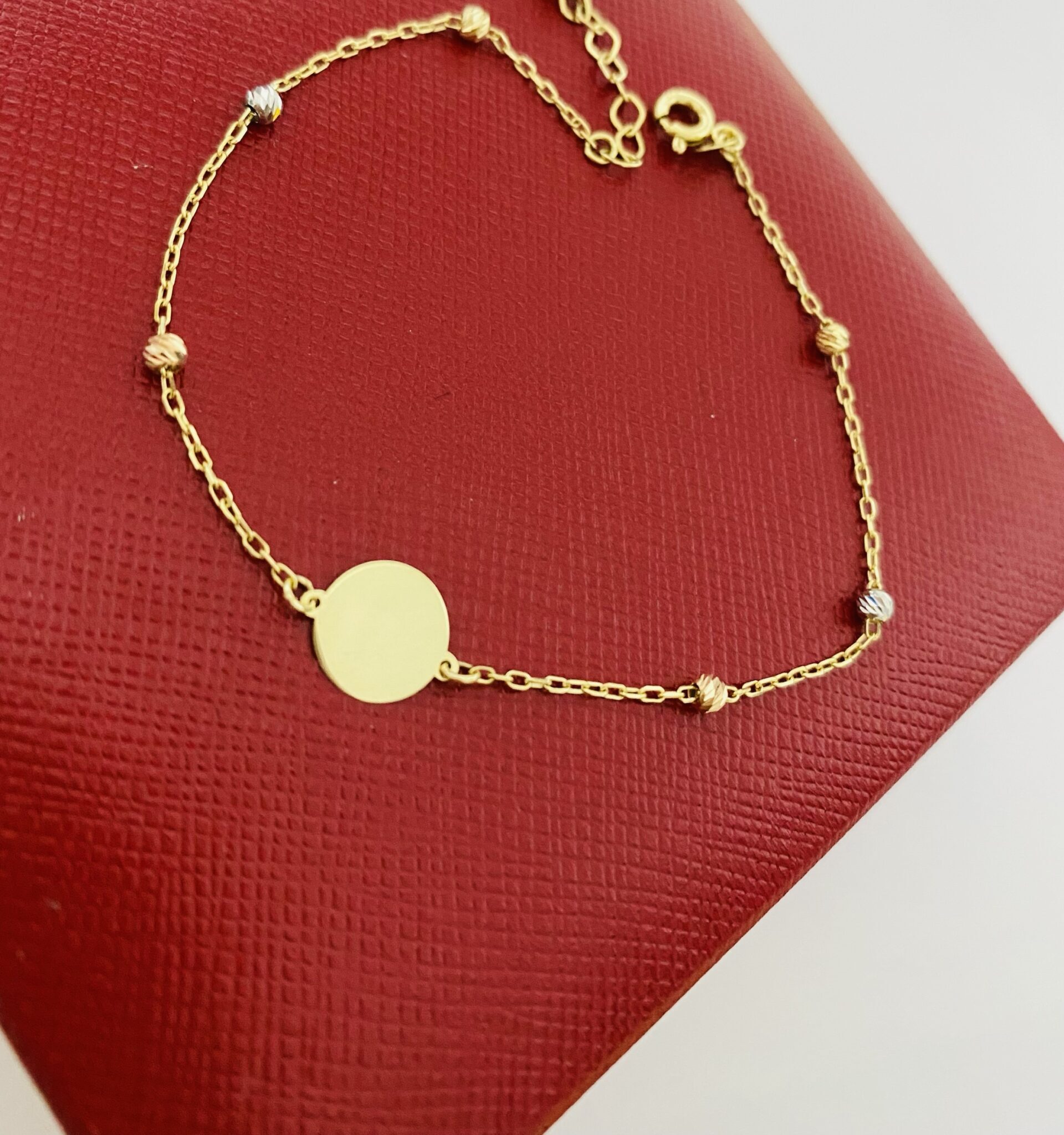 14k gold thin bracelet Octm17