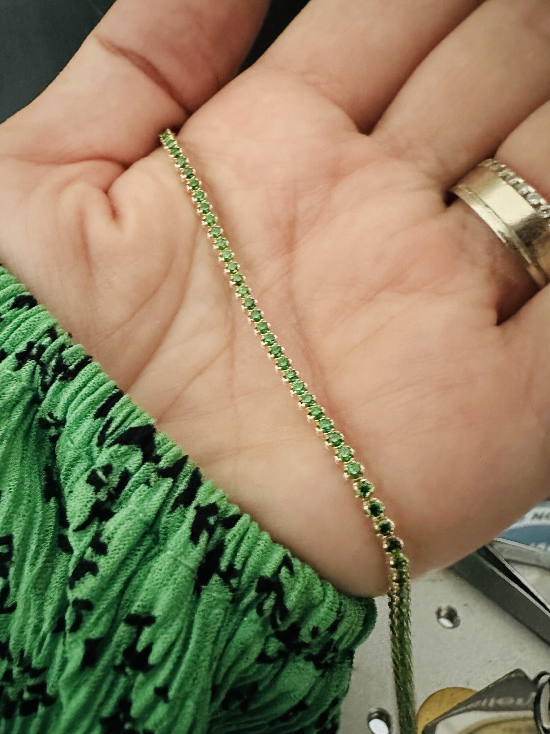 14k Gold Tennis bracelet TB1a