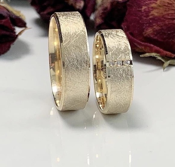 Wedding bands 14k real gold or 18k real gold MARA74