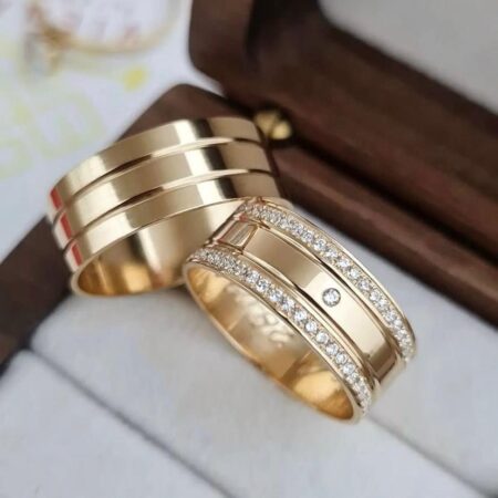 Wedding bands 14k real gold or 18k real gold MARA80