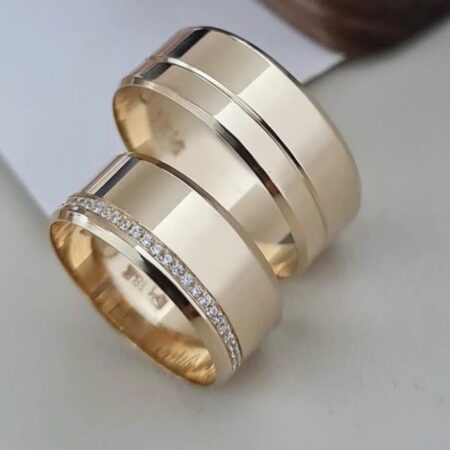 Wedding bands 14k real gold or 18k real gold MARA82