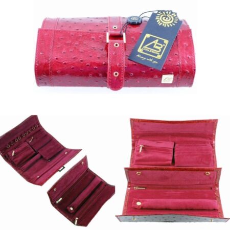 Red Travel Case with lots of compartments