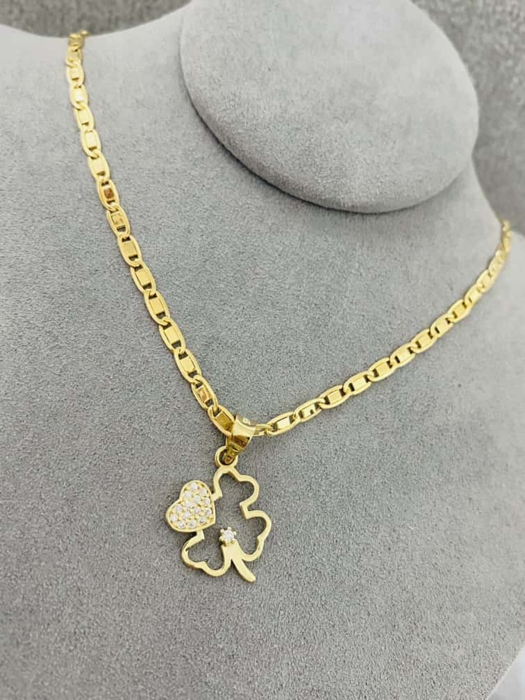 14k gold New Chain and pendant MAIY4