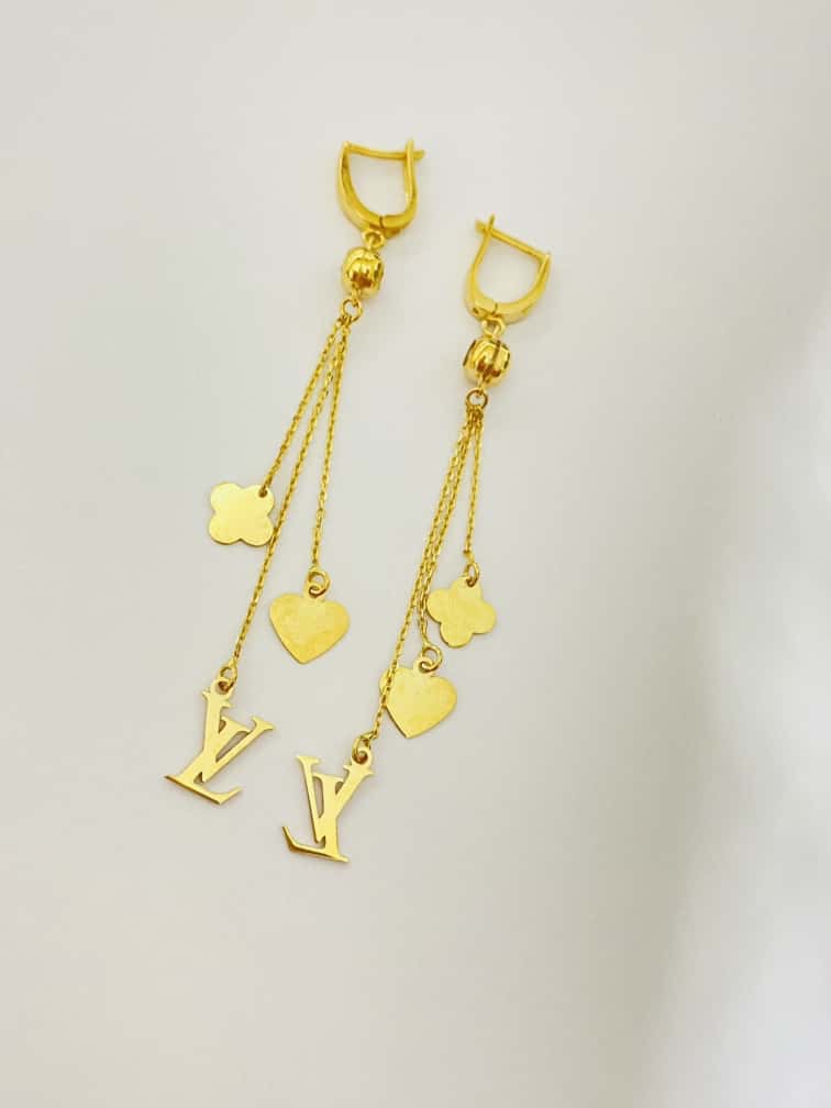 14k gold women earrings MAYIEN 13