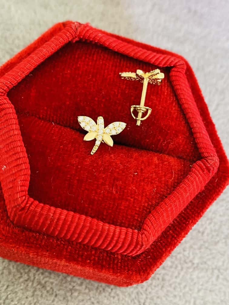 14k gold earrings MIX-C