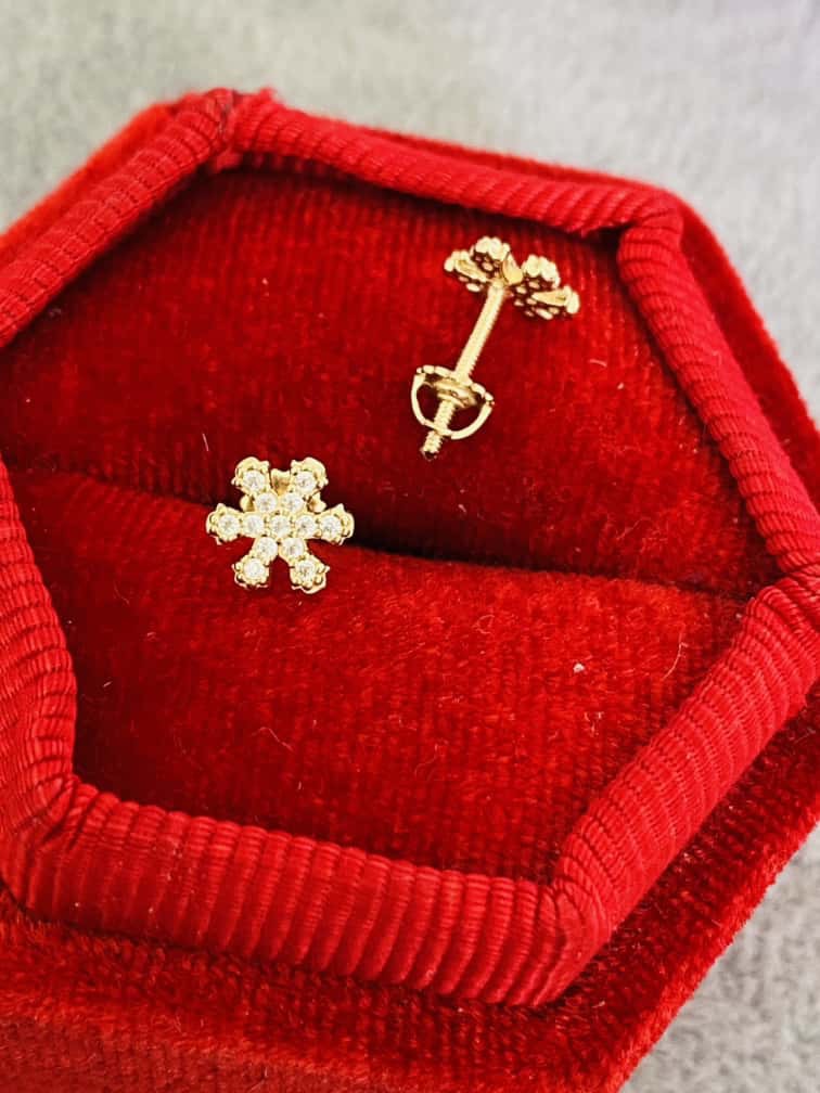 14k gold earrings MIX-H