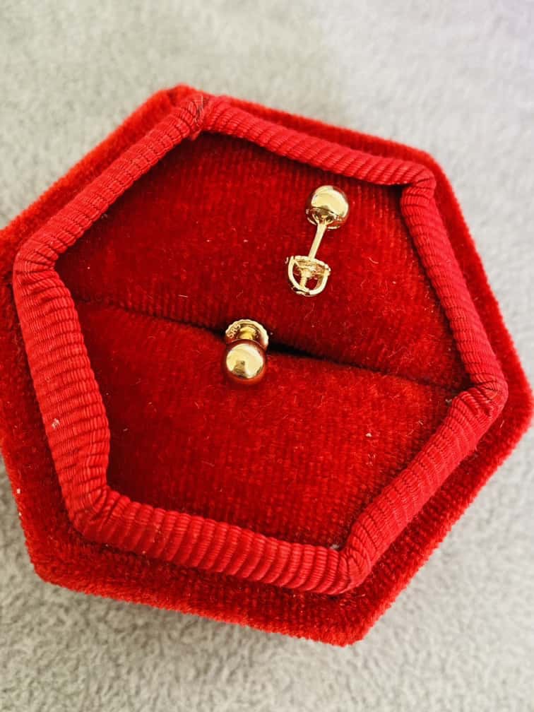 14k gold earrings MIX-J